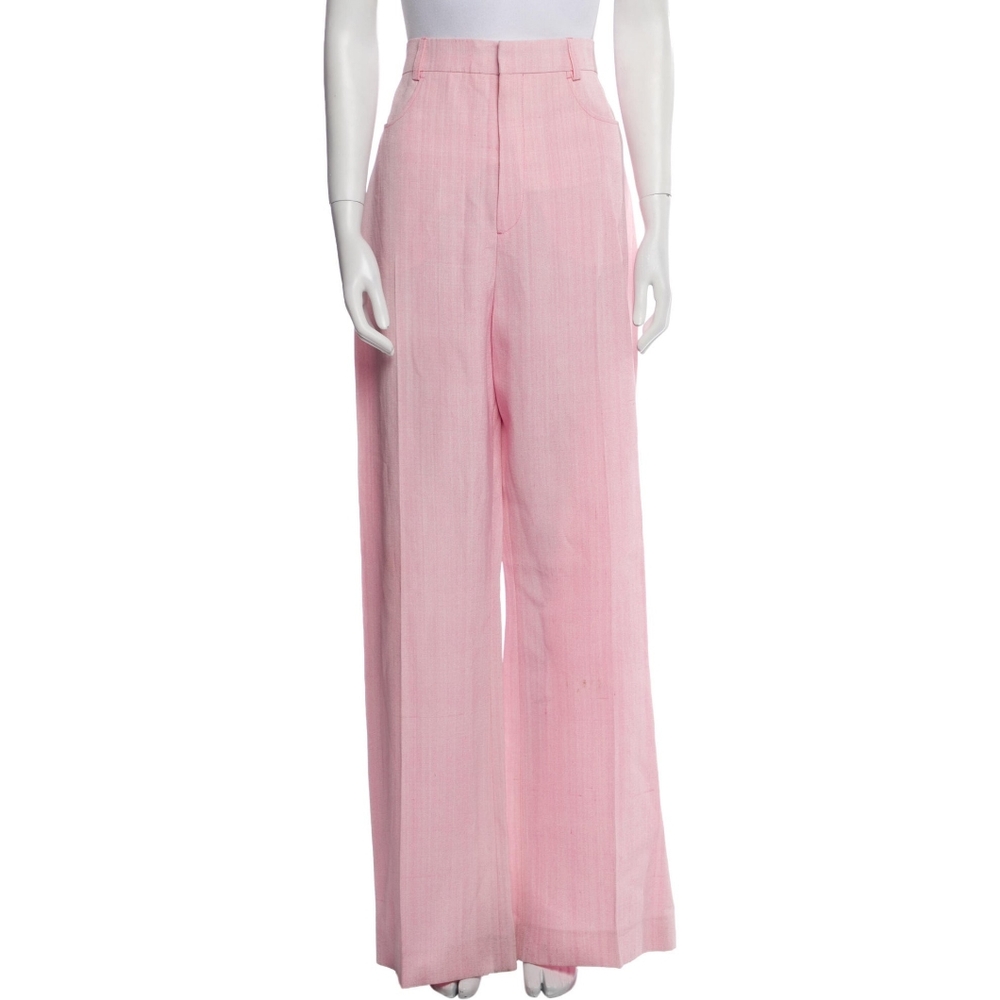 Jacquemus Blush Wide-Leg Trousers